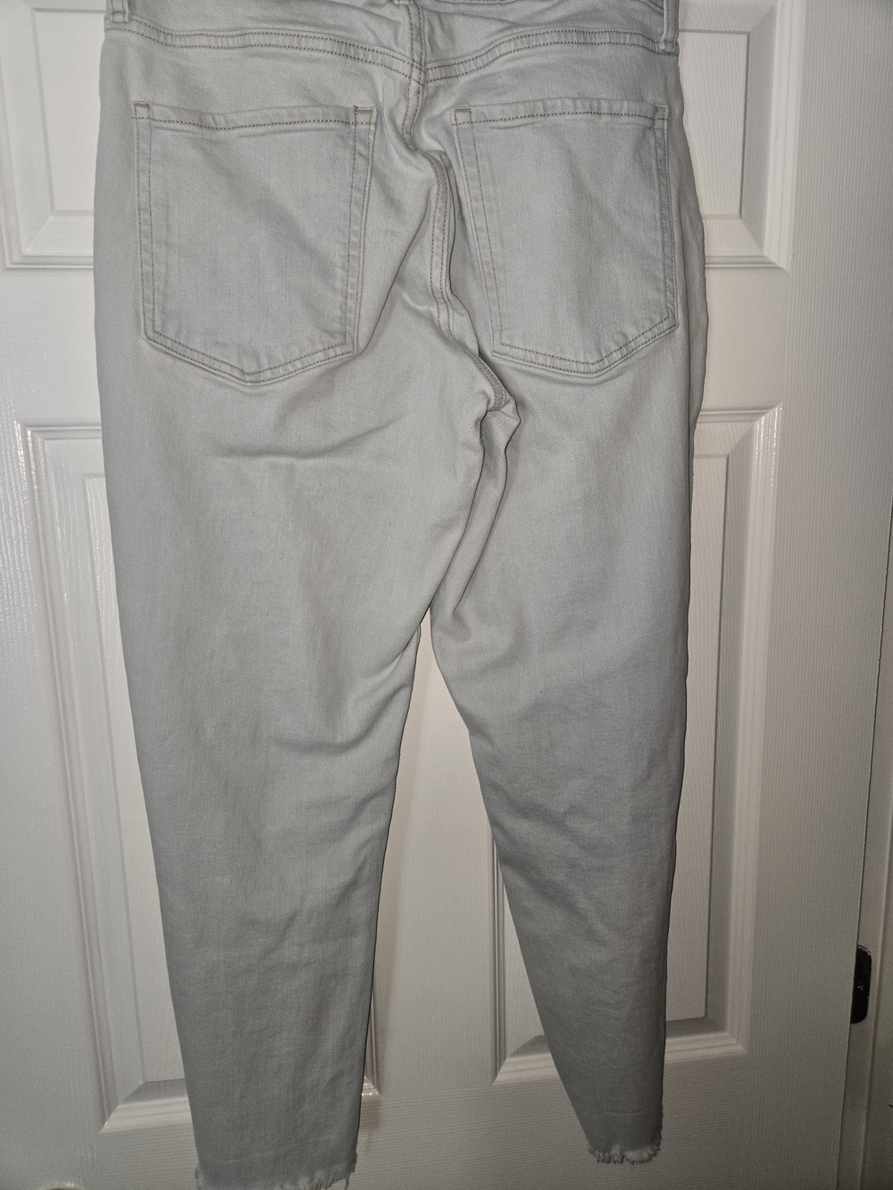 True Religion Women's Light Gray Skinny Jeans
